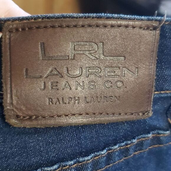Ralph Lauren, Lauren Jeans Co. Dark Wash Flare Leg Jean Size 8 - Picture 3 of 4
